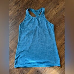 Athleta Teal Racerback Tank Top